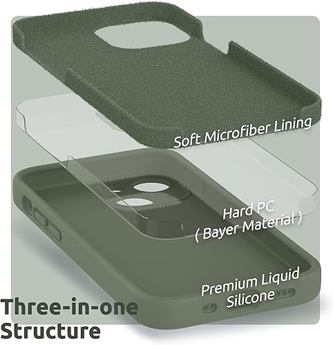 Miniatura 153 de SURPHY Compatible con iPhone 13 Mini Funda con Protector de Pantalla, (Protección de Cámara y Forro de Microfibra Suave) Funda de Teléfono