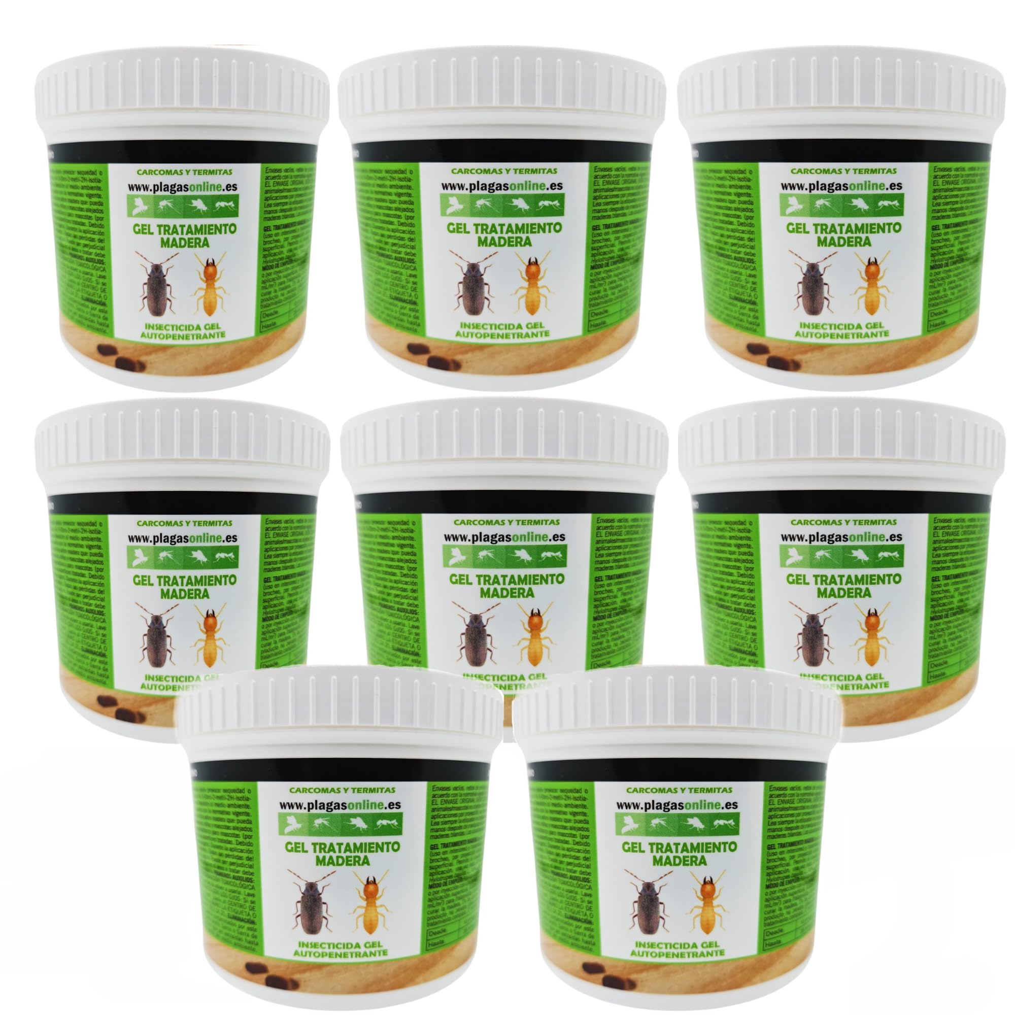 Anti Carcoma y Termitas Madera 400ml – Tratamiento Mata Carcoma Profesional | Eliminar Carcoma en Muebles | Insecticida en Gel: Autopenetrante Curativo y Preventivo (8)