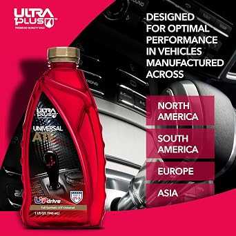 ATF Full Synthetic Automatic Transmission Fluid 1 Gallon | Universal ATF guards multi-vehicle automatics transmissions against sludge, oxidation, and shift-lag.