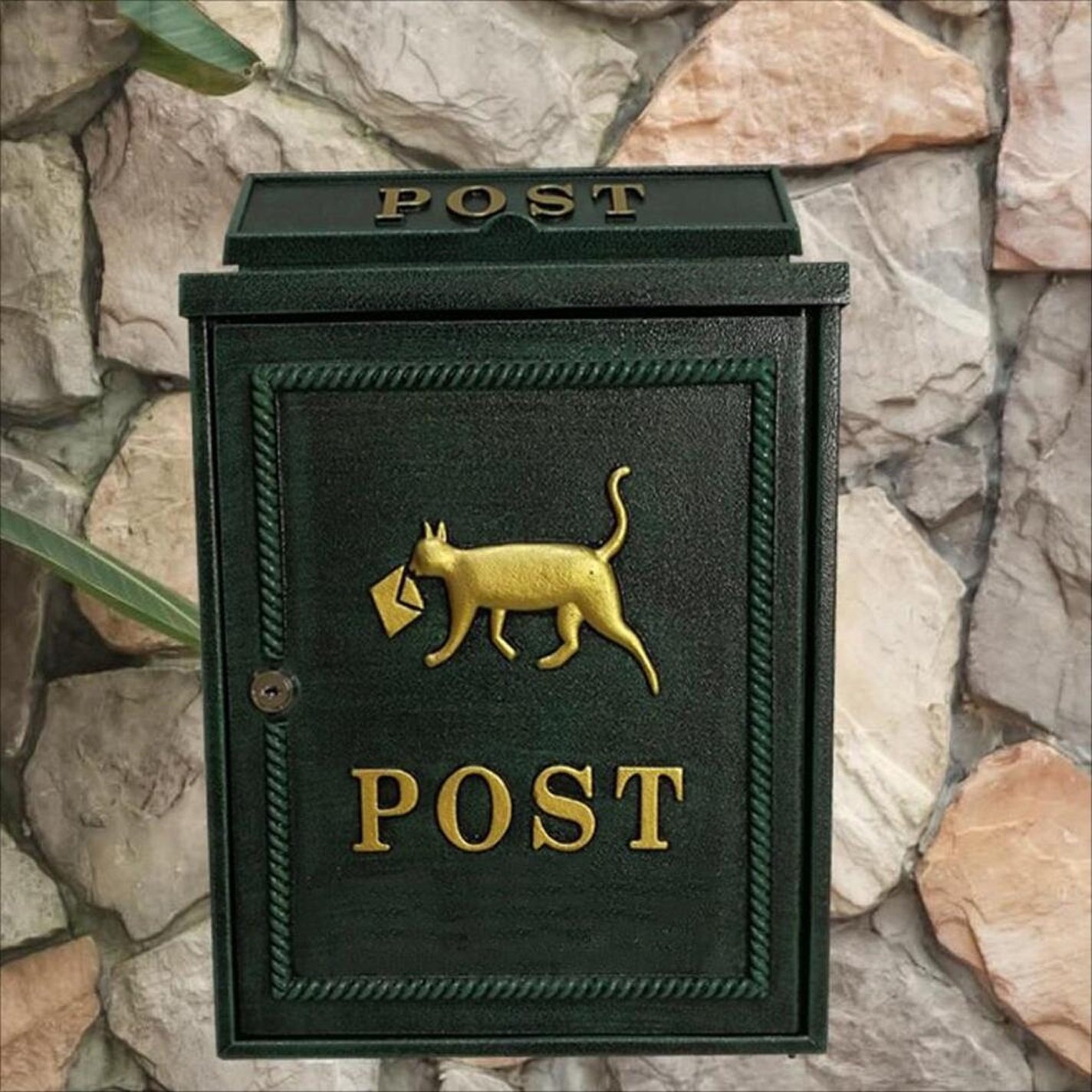 Europäischer Briefkasten für den Außenbereich, Wohngebiet, Villa, Zimmer, Wandbehang, Briefkasten
