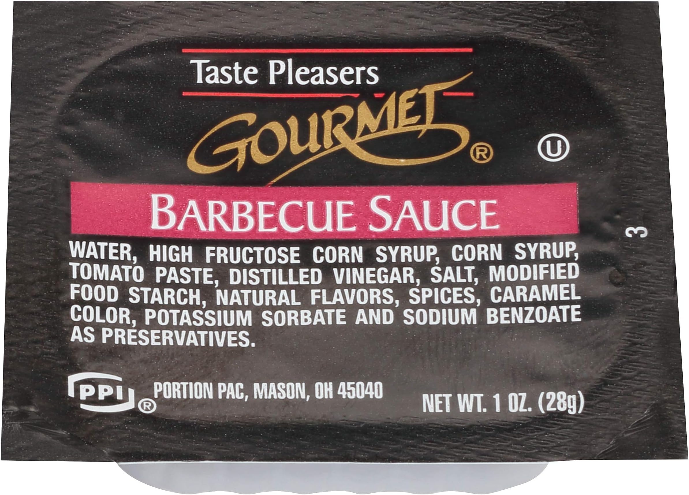 Taste Pleasers Gourmet Barbecue Sauce (1 oz Packets, Pack of 100)