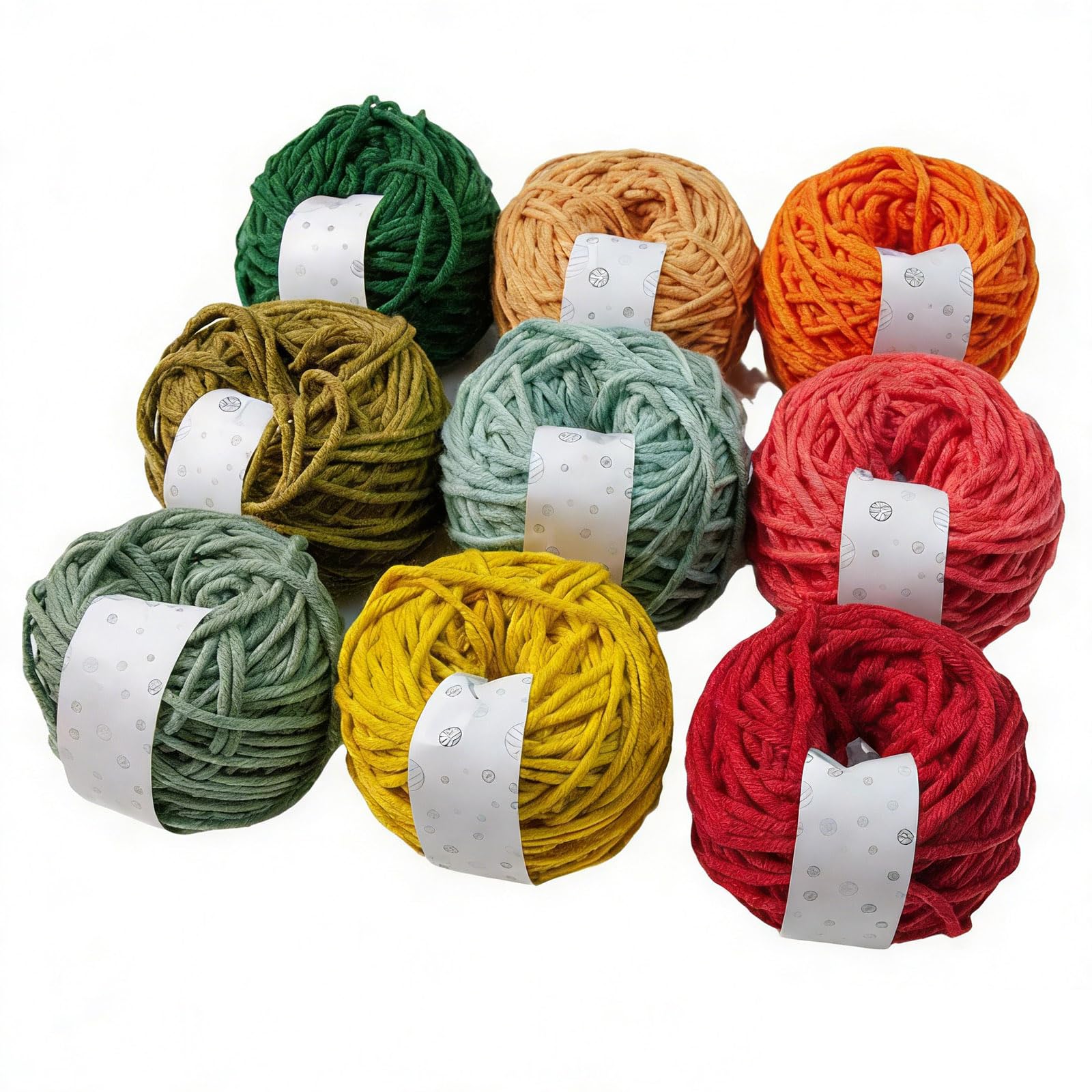 Piceioep Multicolor Cotton Thread for Jewelry Making Bracelets Necklaces and Decorative Projects Vibranting Craft Thread Home Decoration