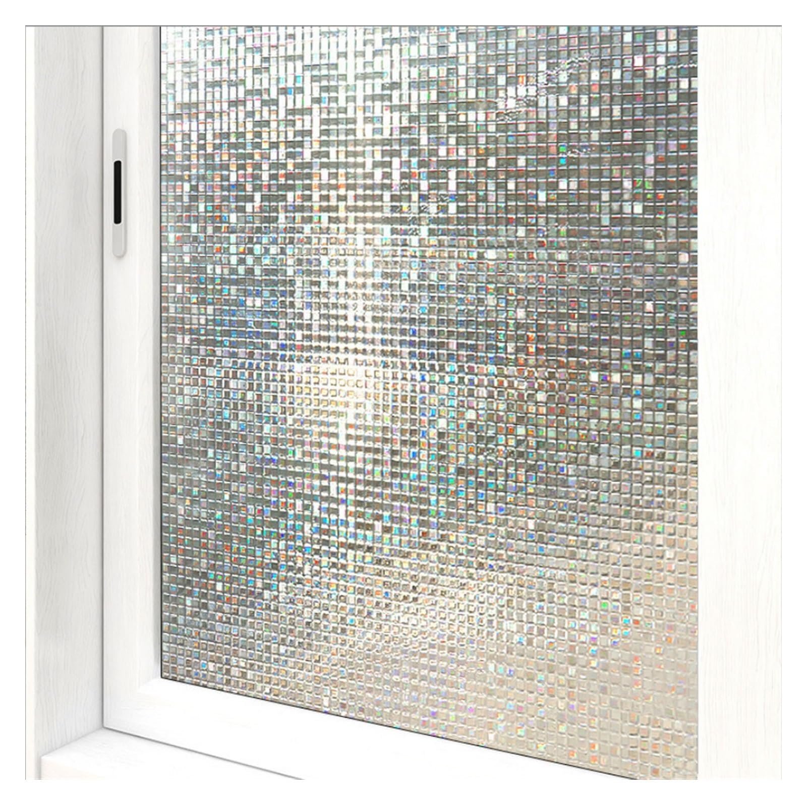 Película para ventanas Película de privacidad para ventana, pegatina estática for, pegatinas no adhesivas para el hogar, cocina, vidrio, sol, control de calor, anti UV(beige, 45 x 200 cm)