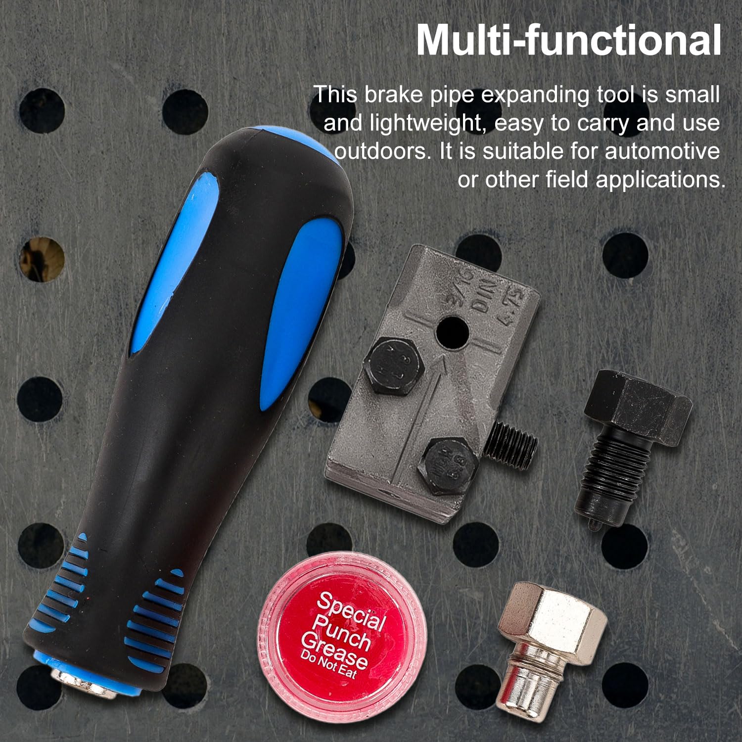 Kit Universale per Svasatura Tubi Freni 4,75 mm, Tubo Freno 4,76 mm x 7,62 m, 16 Raccordi 25FT