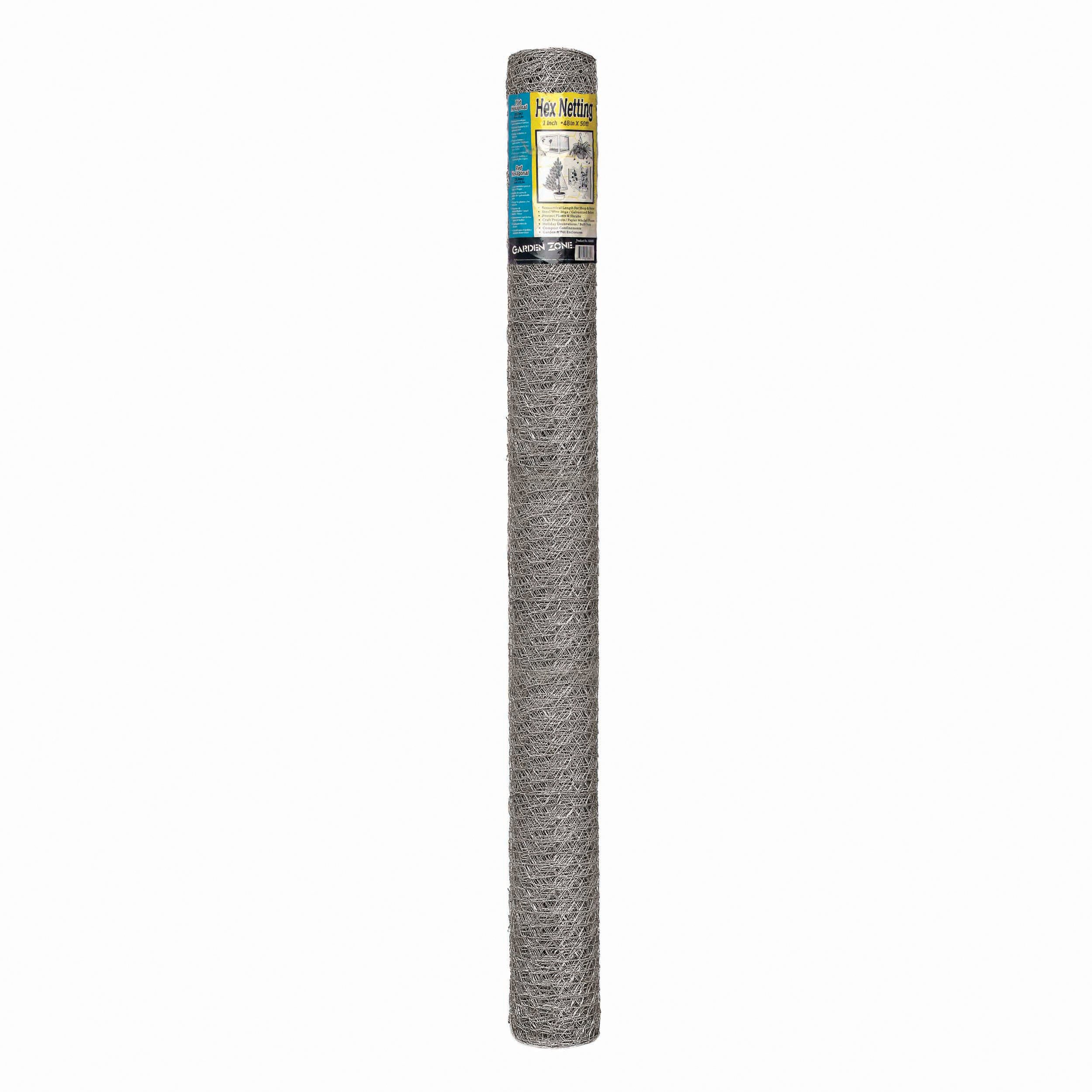 Origin Point 164850 20-Gauge Handyroll Galvanized Hex Netting, 50-Foot x 48-Inch With 1-Inch Openings - 100050531