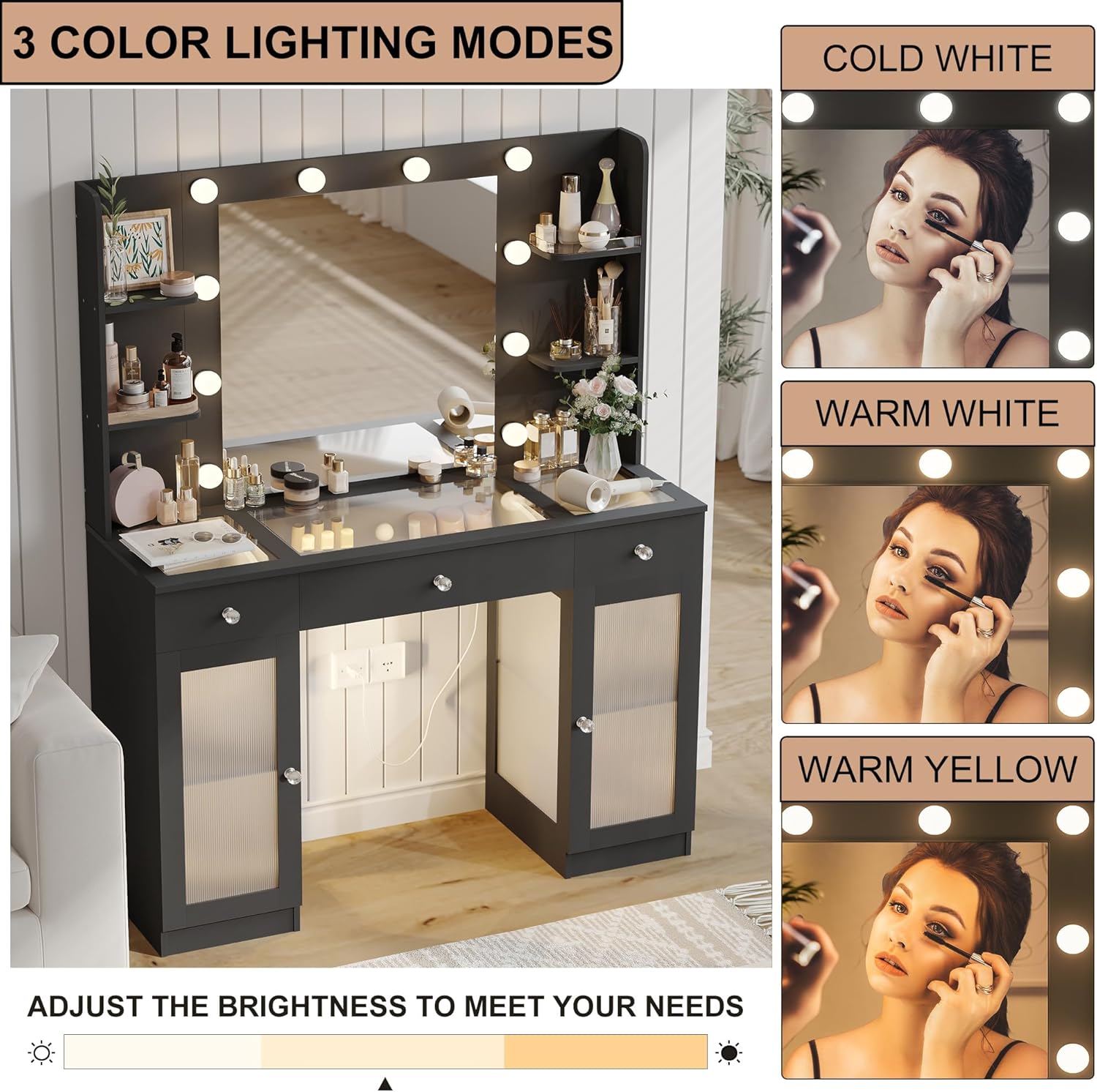 IFSEB Vanity US04 LED Lighting Modes