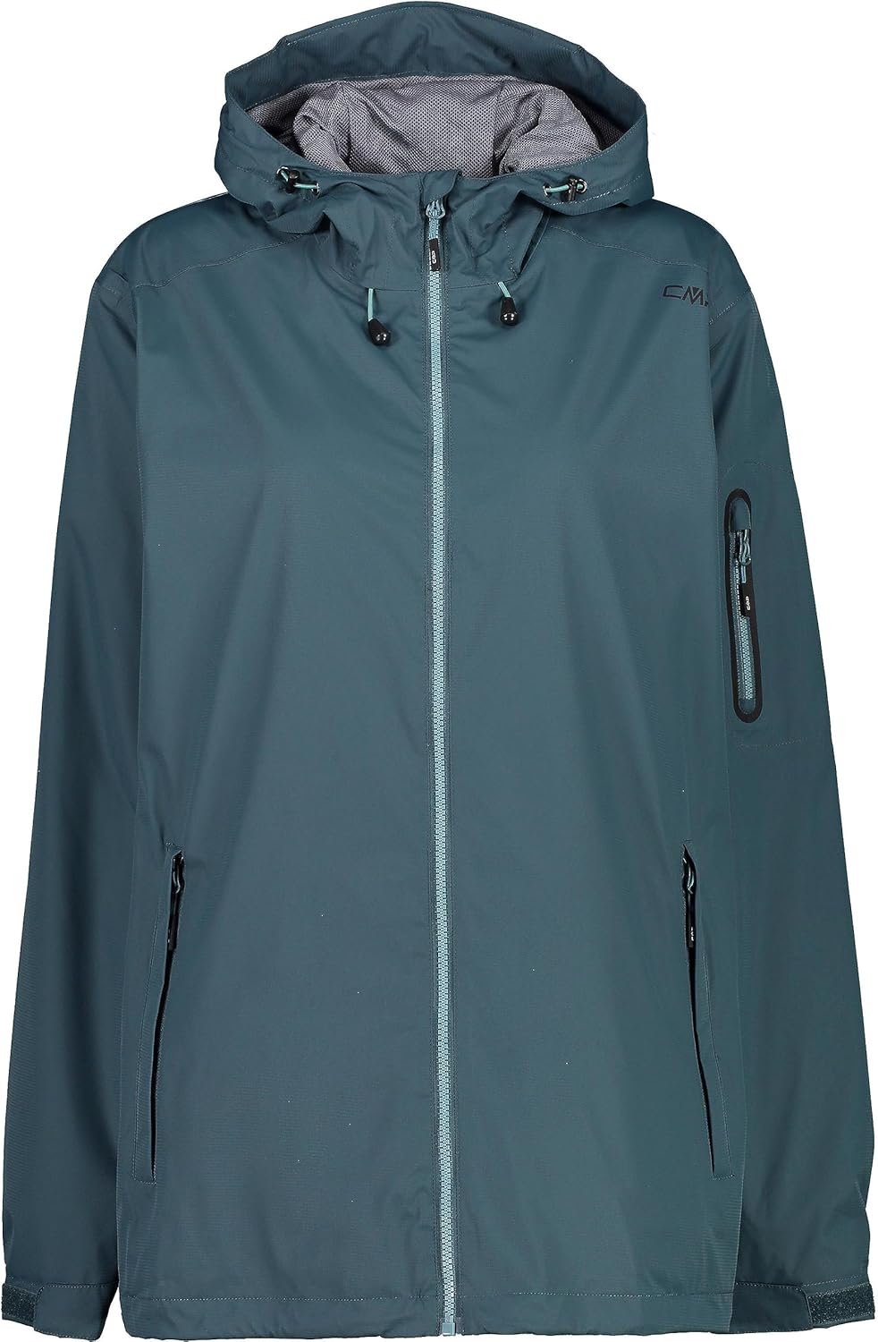 Felpa Con Cerniera CMP Uomo - In Cotone, Cappuccio Fisso, Ideale Per Sport E Quotidiano - Foto 14