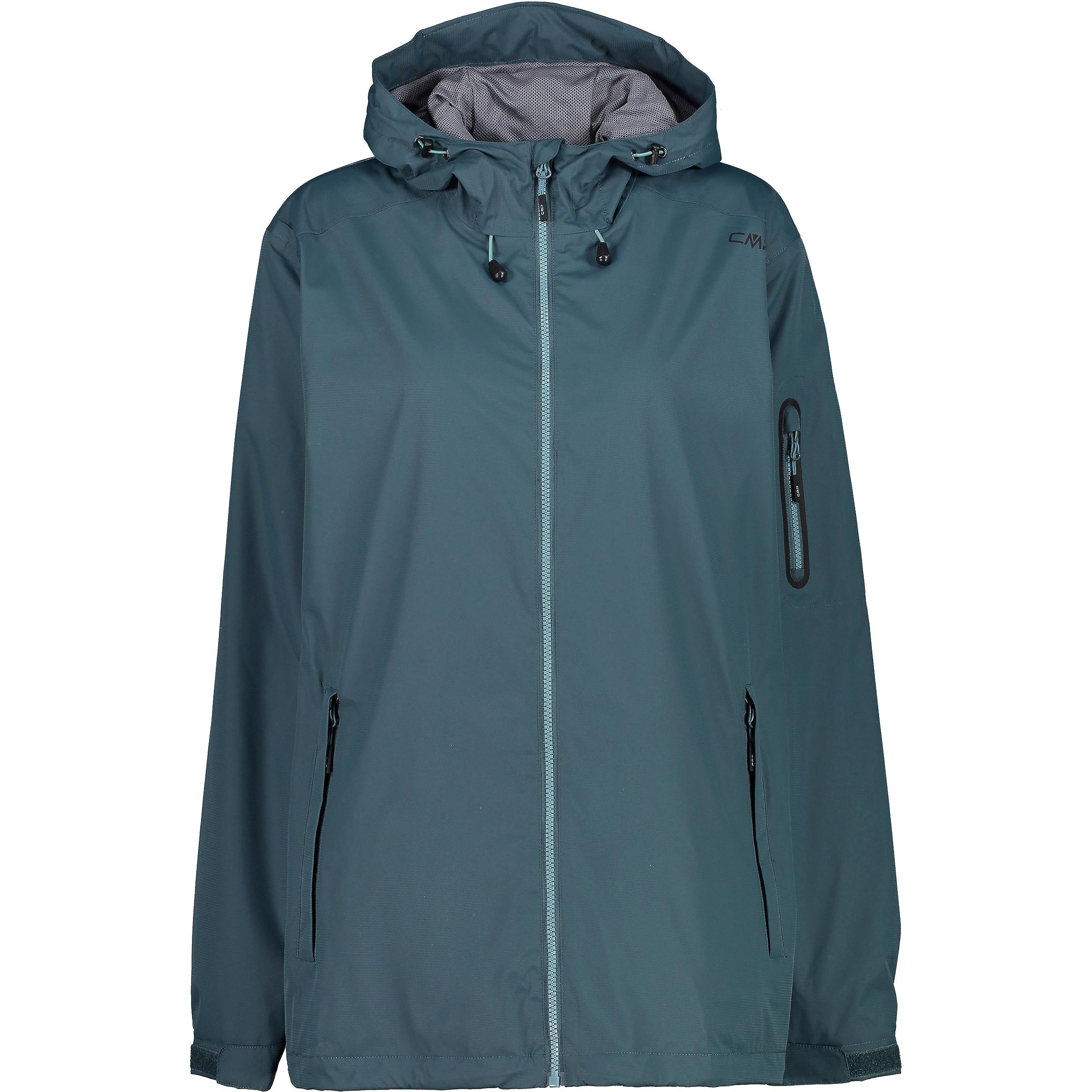 CMP - Man Jacket Fix Hood, Petrol, 58