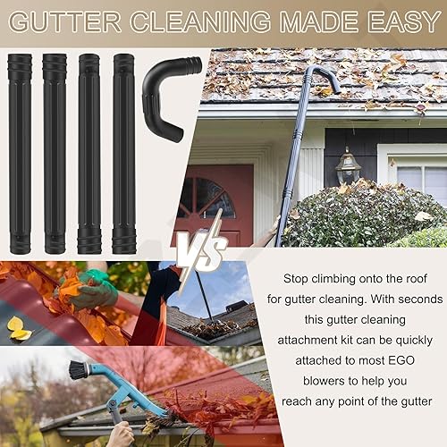 Miniatura 3 de Accesorio de limpieza de canalones que reemplaza el kit de limpieza AGC1000 y el kit de soporte de montaje para EGO 530CFM 580CFM 575CFM 650CFM