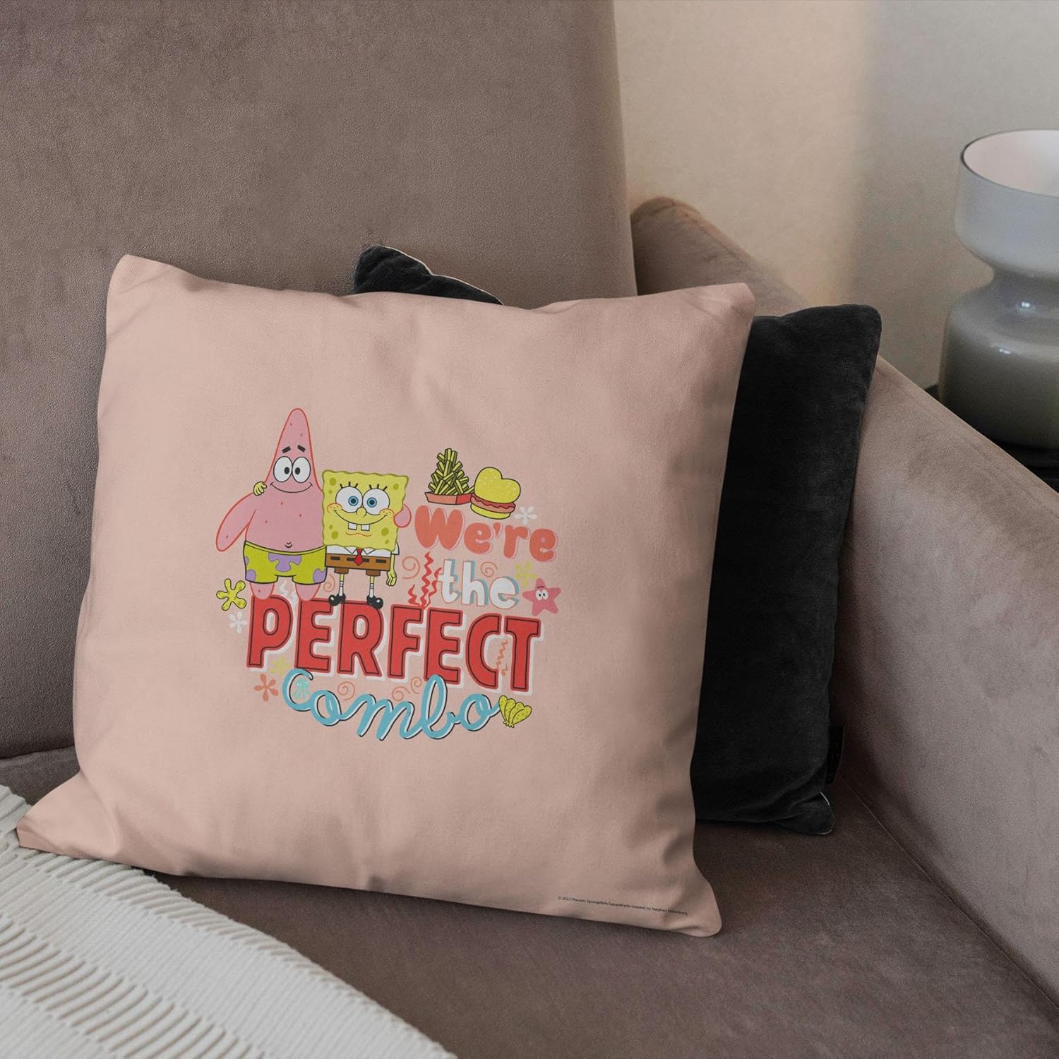 Northwest Spongebob Squarepants Pillow, 18" x 18", Perfect Combo
