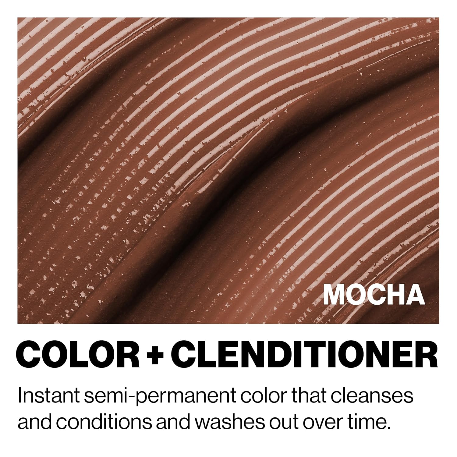 Keracolor Clenditioner MOCHA Hair Dye - Semi Permanent Hair Color Depositing Conditioner, Cruelty-free, 12 fl oz (Pack of 1)
