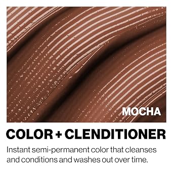 Keracolor Color + Clenditioner 3-in-1 Color-Depositing Conditioner, Gentle Cleansing Conditioner Infusing Semi-Permanent Hair Color, 23 Shades, 12 Fl Oz