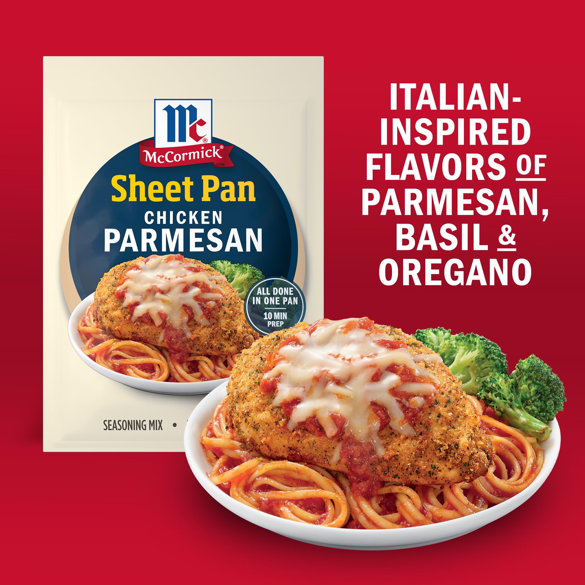 McCormick One Sheet Pan Chicken Parmesan Seasoning Mix 1 5 oz — view 10