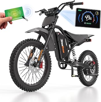 Electric Dirt Bike Off-Road Ebike for Teens Adults