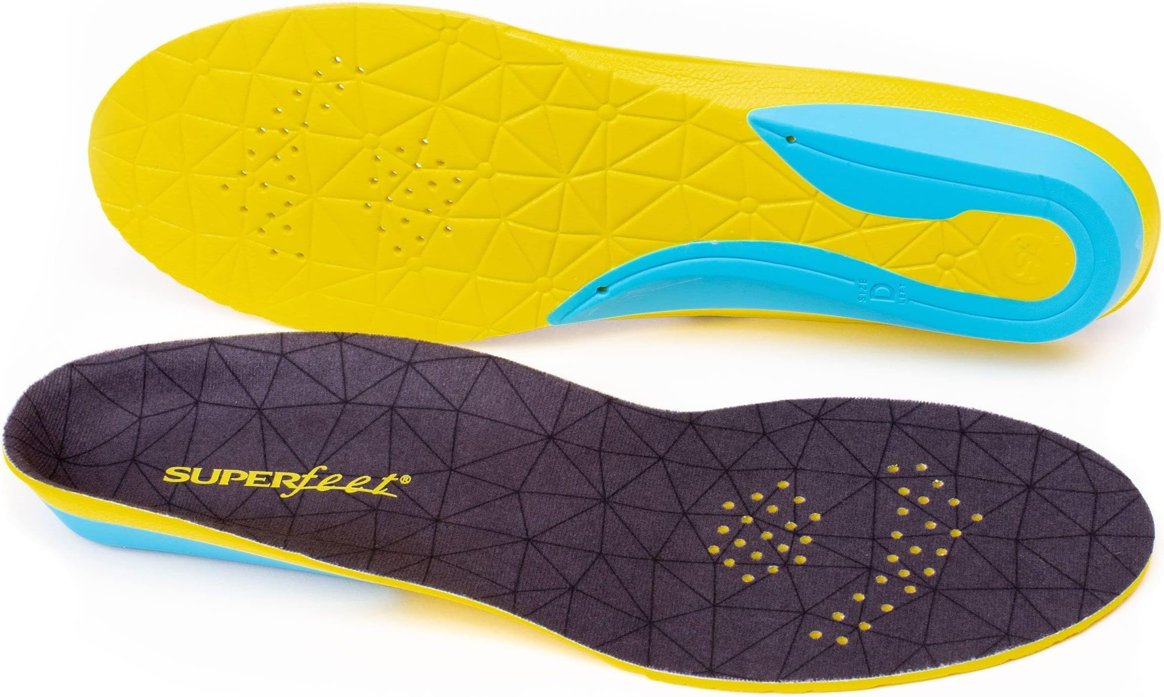 FLEXthin Comfort Cushion Insoles - Trim-To-Fit Foam Inserts for Slim-Fitting Running & Walking Shoes