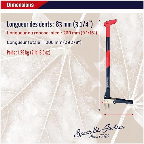 Spear & Jackson 4854WP Extracteur de Mauvaises Herbes mécanique - 6