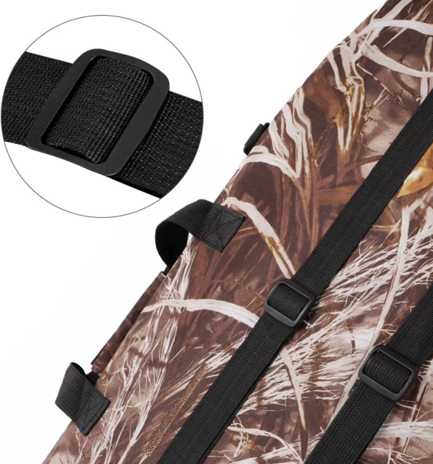 RQG Compound Bow Case, 37.5 inch Soft Bow Case for Compound Bow Bag Holder Lightweight with Multiple Pockets for Archery Hunting, Tip-to-Tip Length < 35.5in, Hand/Shoulder/Back Carry