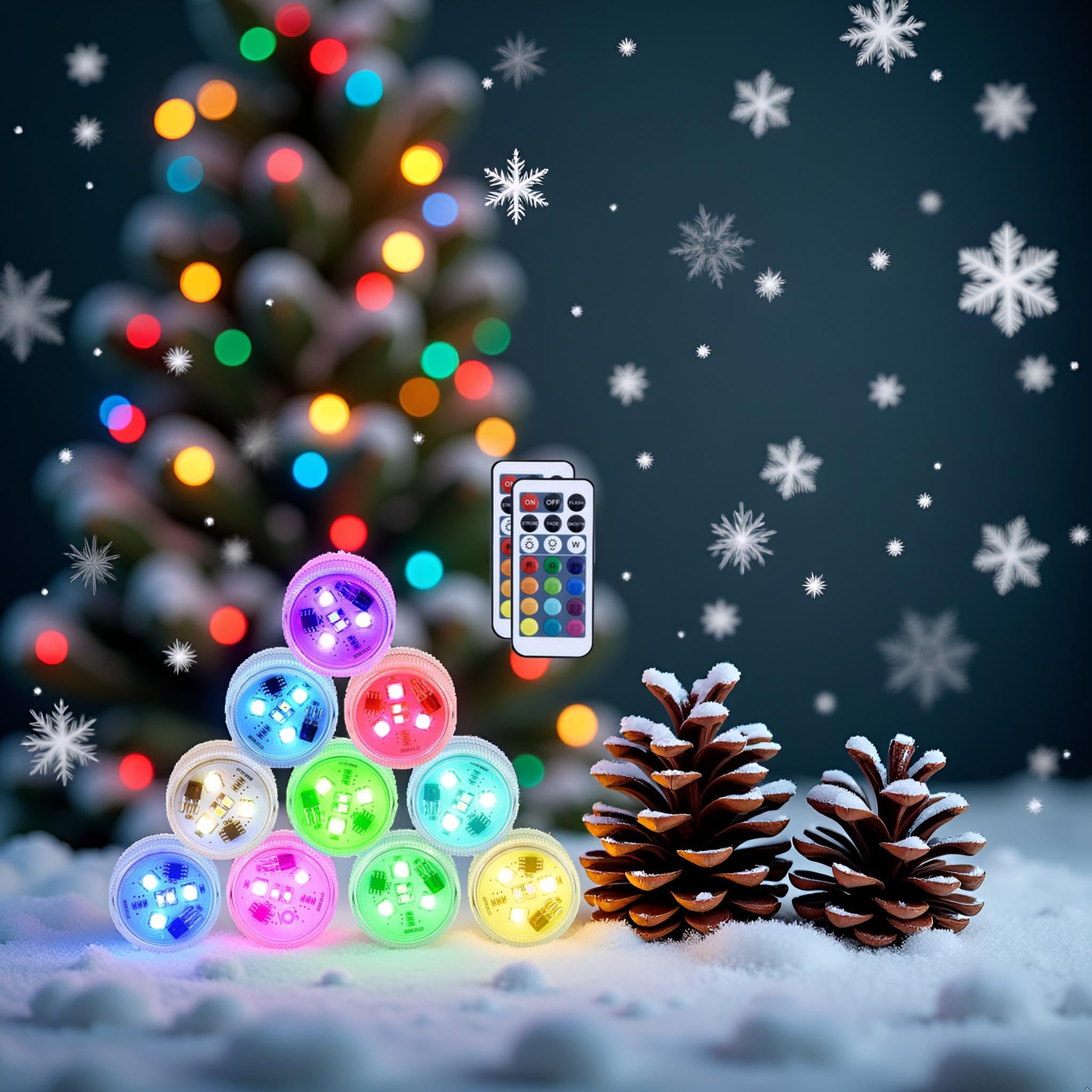 Amazon.com: Mata Leon Christmas Lights Battery Operated LED Color