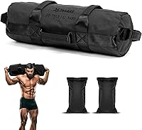 Yes4All Adjustable Sandbags for Weight Training - Durable 5-200lbs Workout Bags with Handles