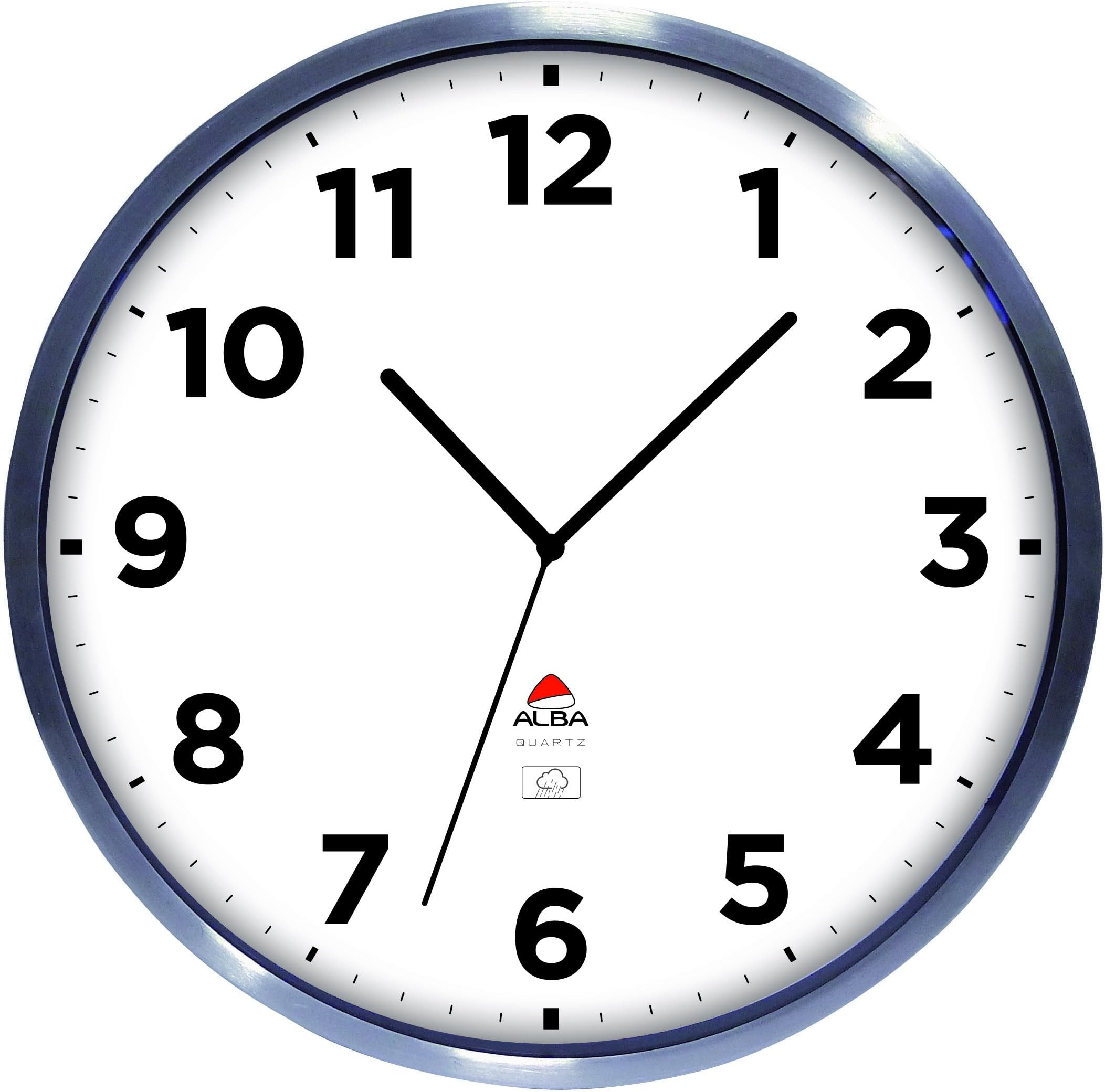 Alba HOREXTRARC Large Outdoor Radio Controlled Clock 35.5 x 4.5 x 35.5 cm