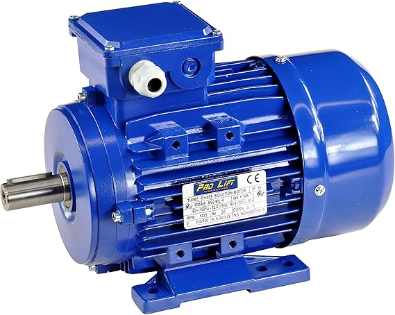 Pro-Lift-Werkzeuge 3-Phasen Drehstrommotor 1,5 kW 380 V Elektromotor 1425 U/min Industriemotor ...