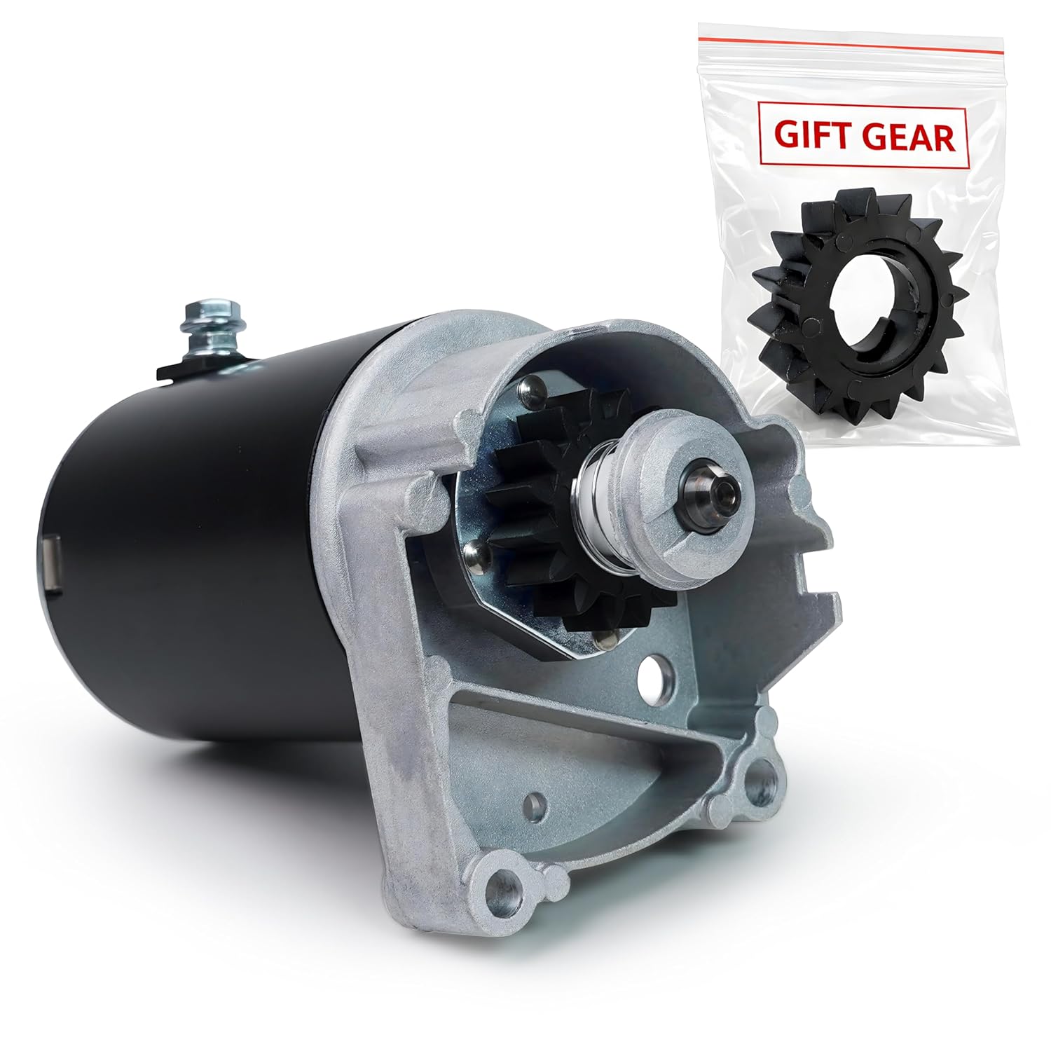 Starter Motor Replacement for Briggs Stratton LT1000 917.271821 917.270810 917.270822, for John Deere 116 116H with Briggs Stratton Twin, L/c Turbo Cool 14Hp 16Hp 18Hp 19Hp 19.5Hp 20.5HP Turbo Twin