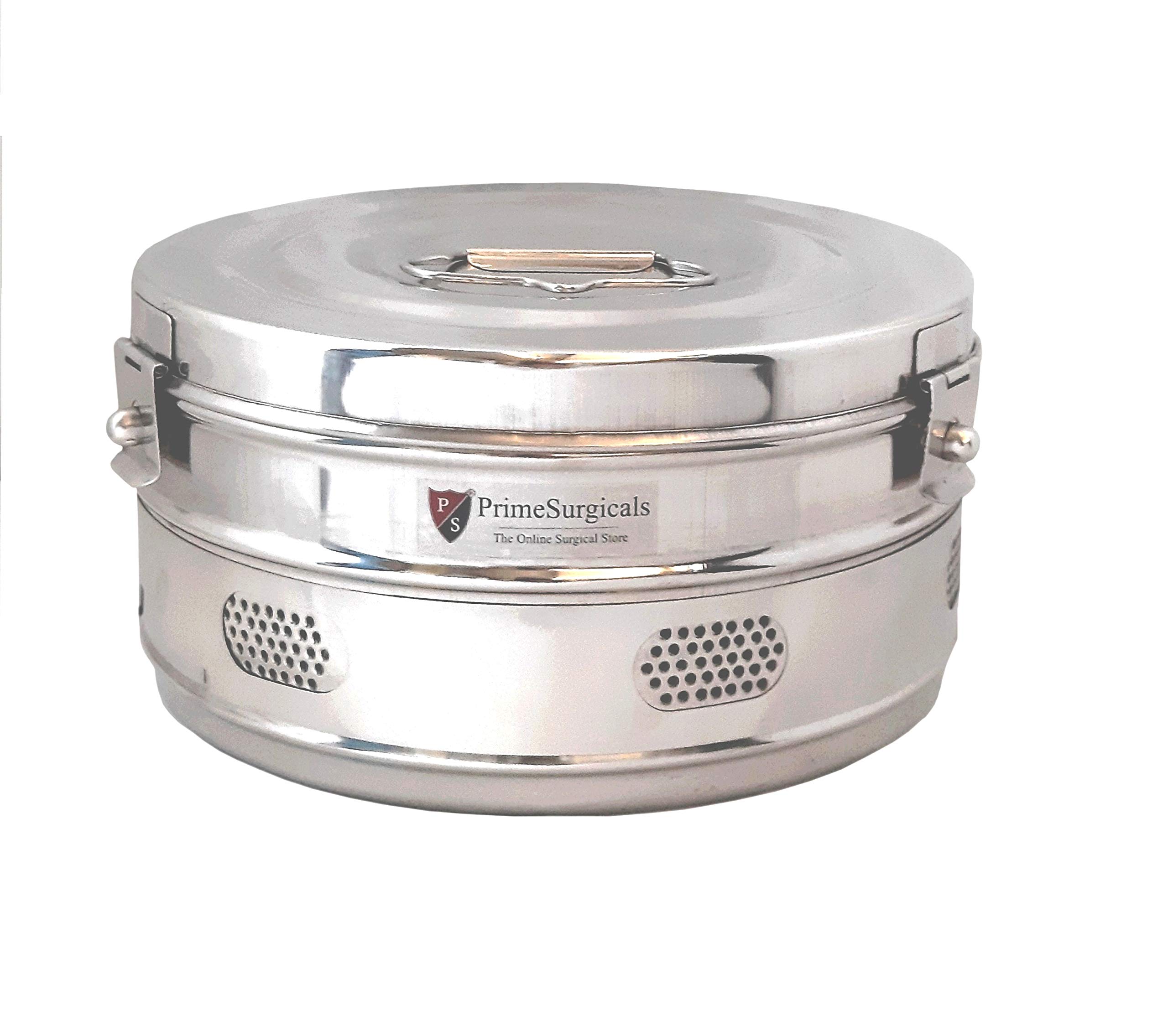 See full amazon price history chart for PrimeSurgicals Stainless Steel Dressing Drum - Size 9" x 5" - (Deluxe Quality) PrimeSurgicals Stainless Steel Dressing Drum - Size 9" x 5" - (Deluxe Quality) (B08MC316JK) Amazon Price History, Amazon Price Tracker