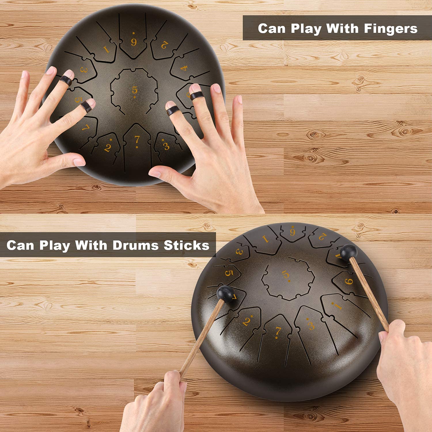 CosmoPan - Tongue Drum - 14 Noten - ThunderSpace - C Mineur