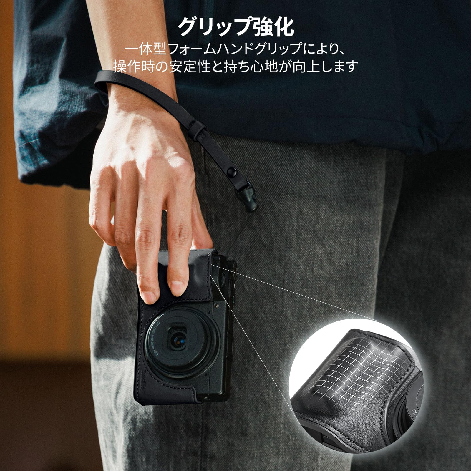 Amazon | SmallRig RICOH GR IV/GR III/GR IIIx/GR III HDF用 本革