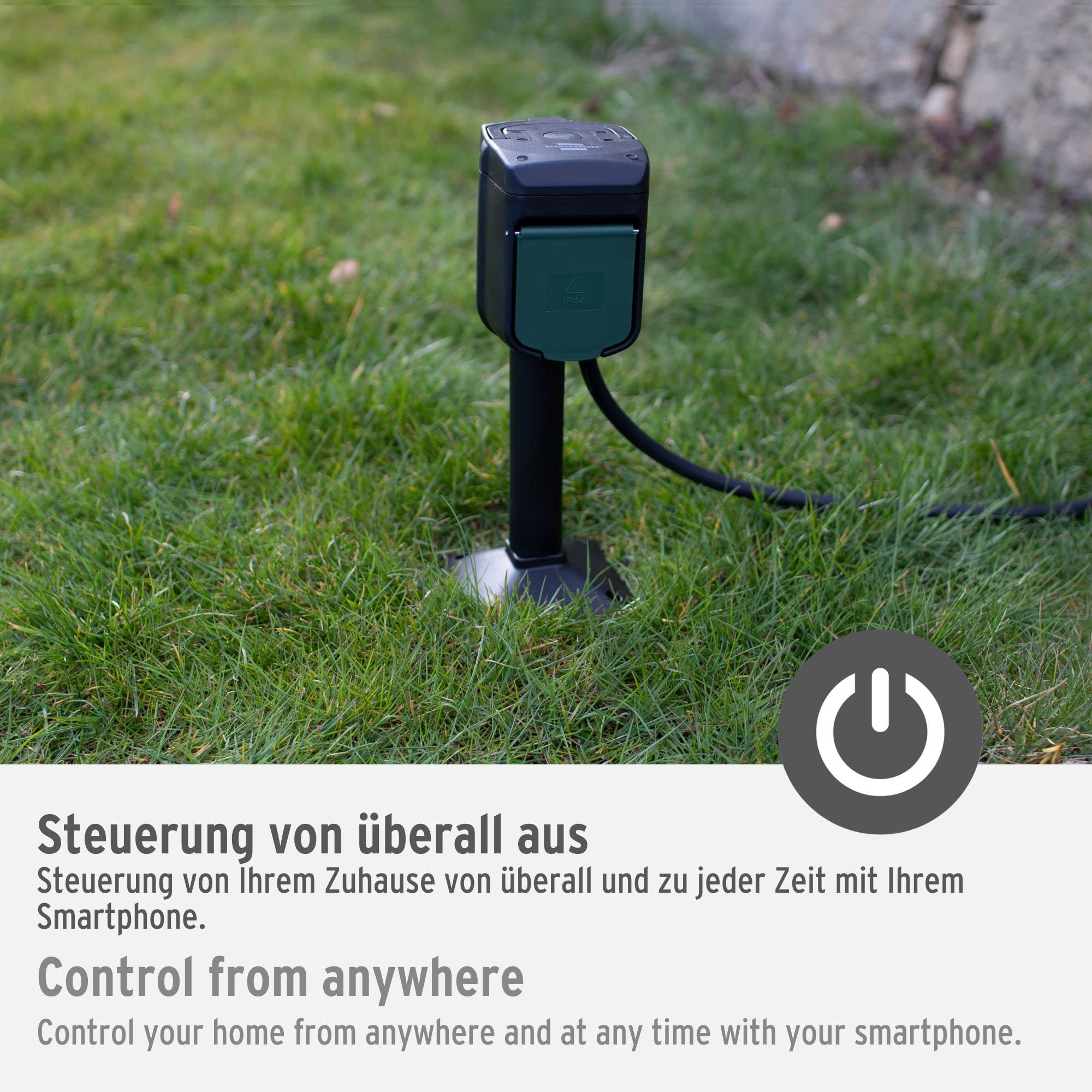 Brennenstuhl Connect WiFi Garten-Steckdose 2-Fach