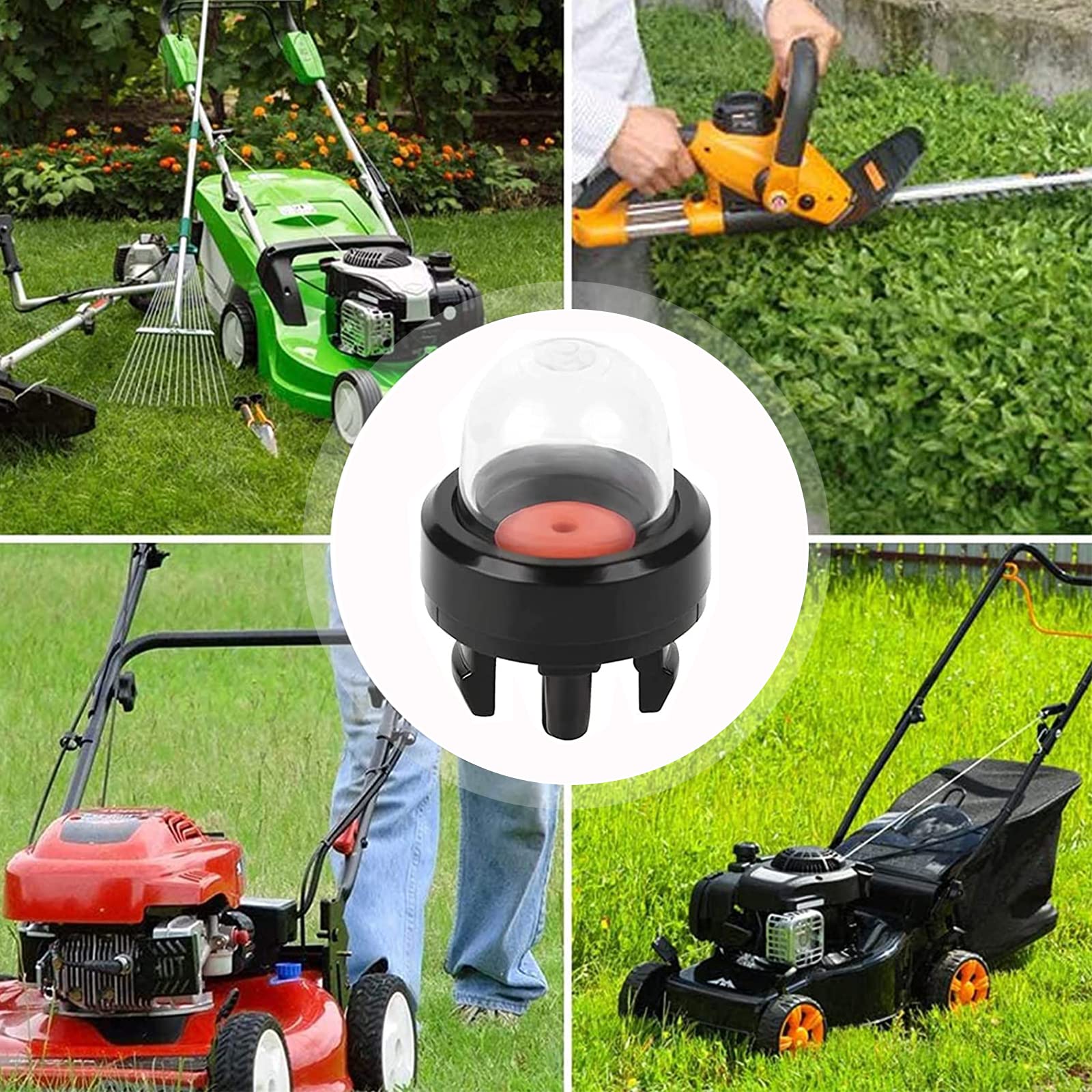 Joonnair 12 Stück Pumpenbirnen Set - Vergaser Primer Für Rasenmäher & Kettensägen