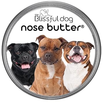The Blissful Dog Staffordshire Bull Terrier Unscented Nose Butter, 1-Ounce