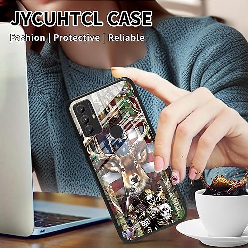 Miniatura 2 de Funda para Moto G Play 2023 con protector de pantalla + función atril con diseño de mariposas moradas, funda para Motorola Moto G Play 2023, funda
