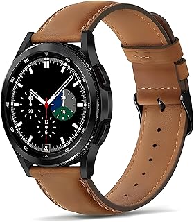 V VOLT Genuine Leather Strap Compatible with Samsung Galaxy Watch 46mm / Huawei GT2 / Gear S3 Frontier and Classic/Honor Magic 2 / Fossil - 22mm