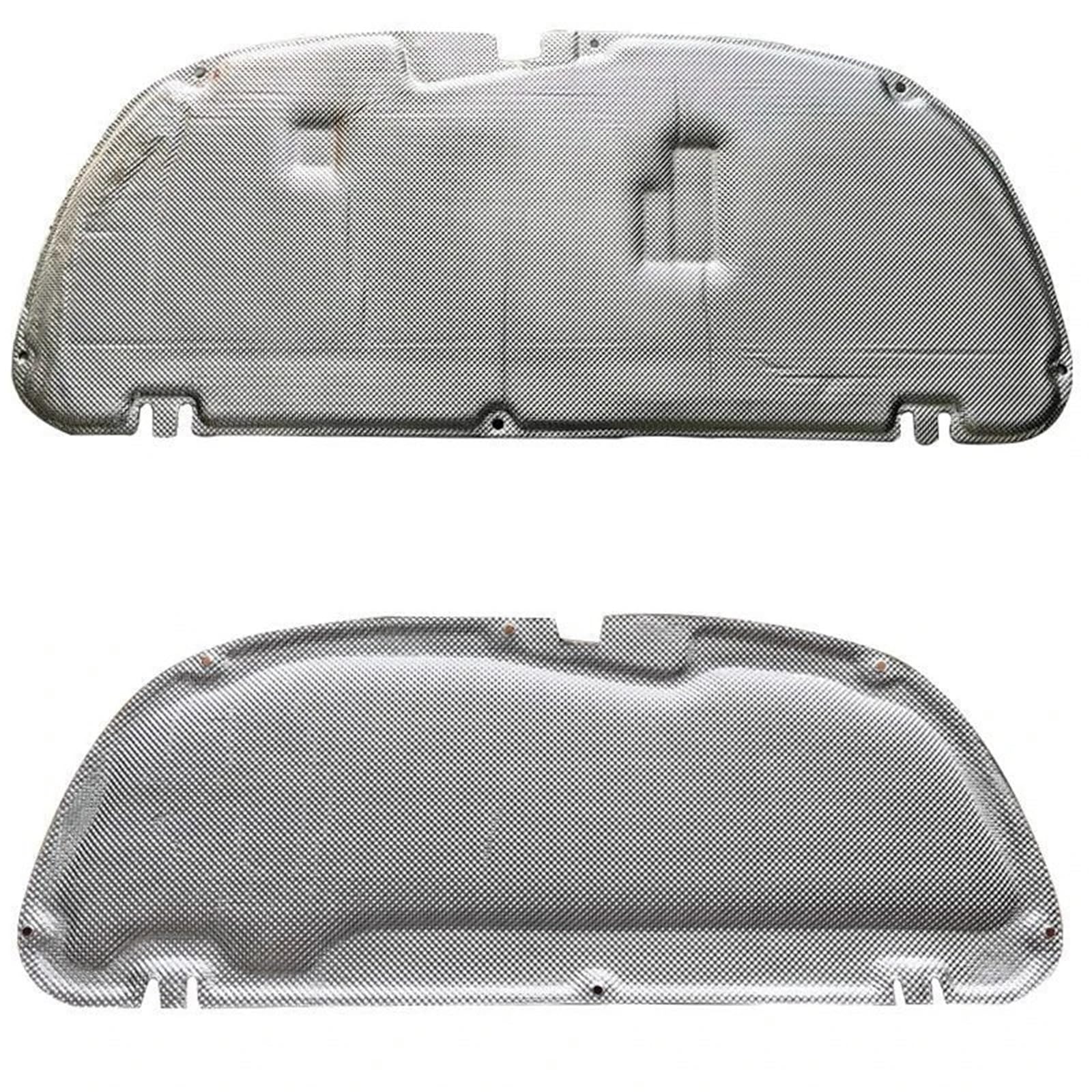 Xexjhqq Front Aluminum Foil Car Hood Engine Insulation Pad For Toyota For Corolla For Touring For Sports 2018-2025 Front Hood Engine Flame Thermal Retardant Sound Pad Insulation Mat Car Accessories(Front Aluminum Foil)