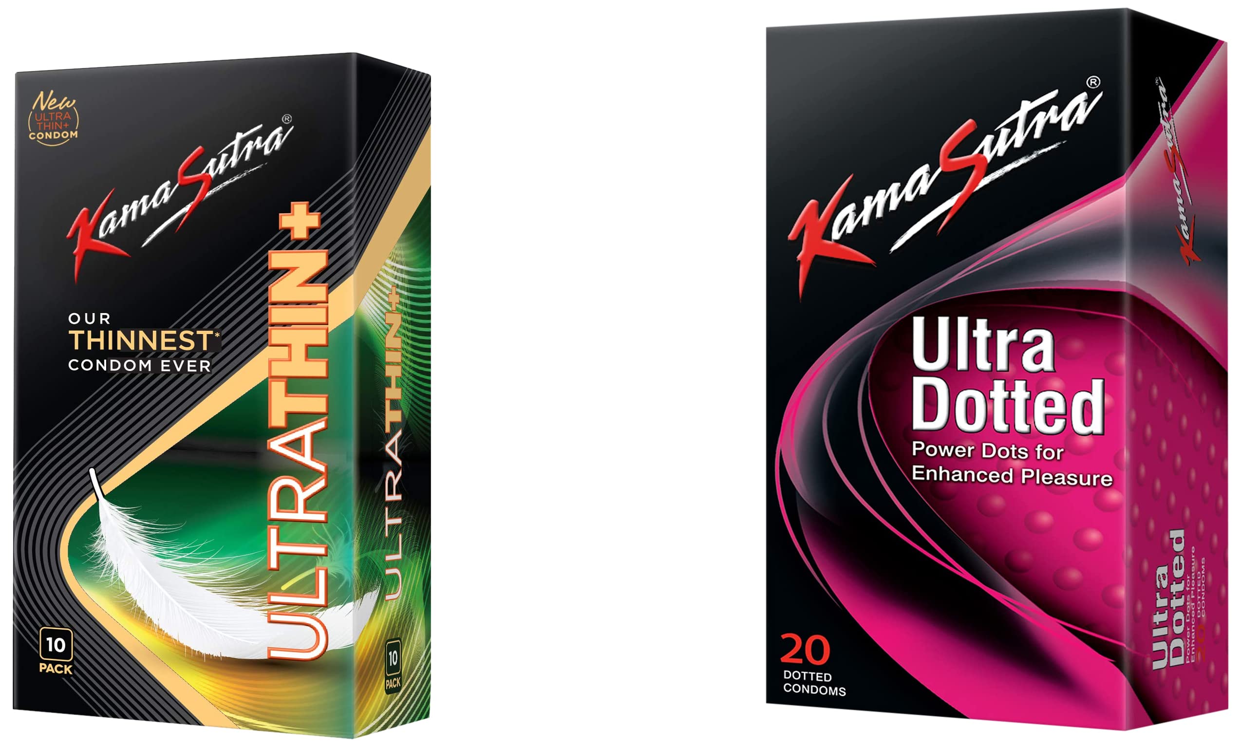 Ultra Thin+, Ultra Dotted Condoms 30 Count