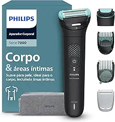 PHILIPS Aparador e raspador de pelos do corpo, à prova d’água, Bivolt, BG7470/15
