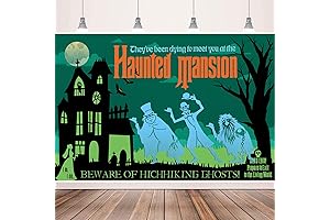 Haunted Decorations Halloween Party Decorations Happy Birthday Backdrop