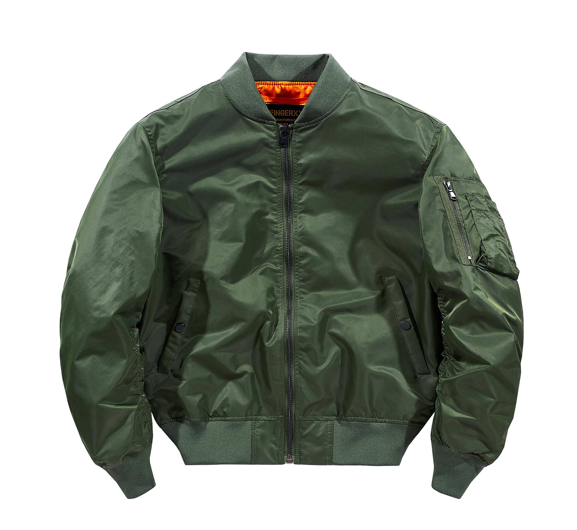 GymkbMen's Bomber Jacket Flight Jackets Casual Fall Winter Military Jacket and Coats Outwear - Fighter Pilot Flight Jacket