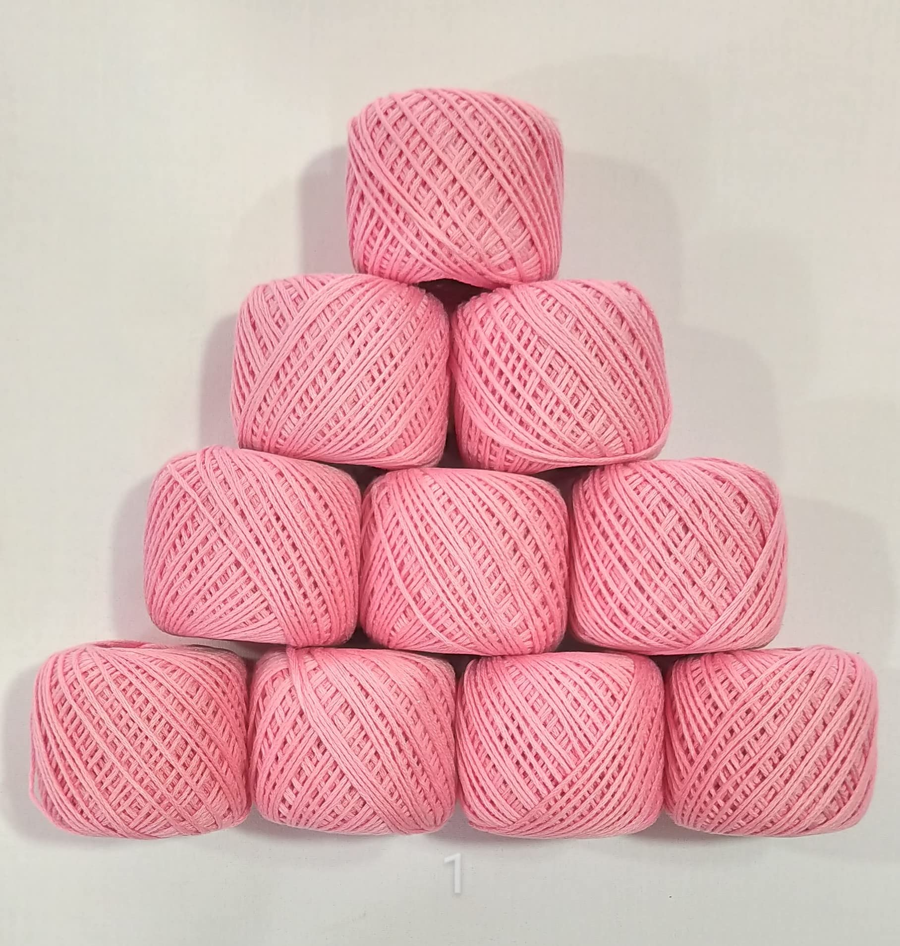 Foliam Crochet Thread Set of 10 Ball Crochet Cotton Thread Yarn for Knitting and Craft Making (Light Pink) (B0C3ZRVRN8) Amazon Price History, Amazon Price Tracker