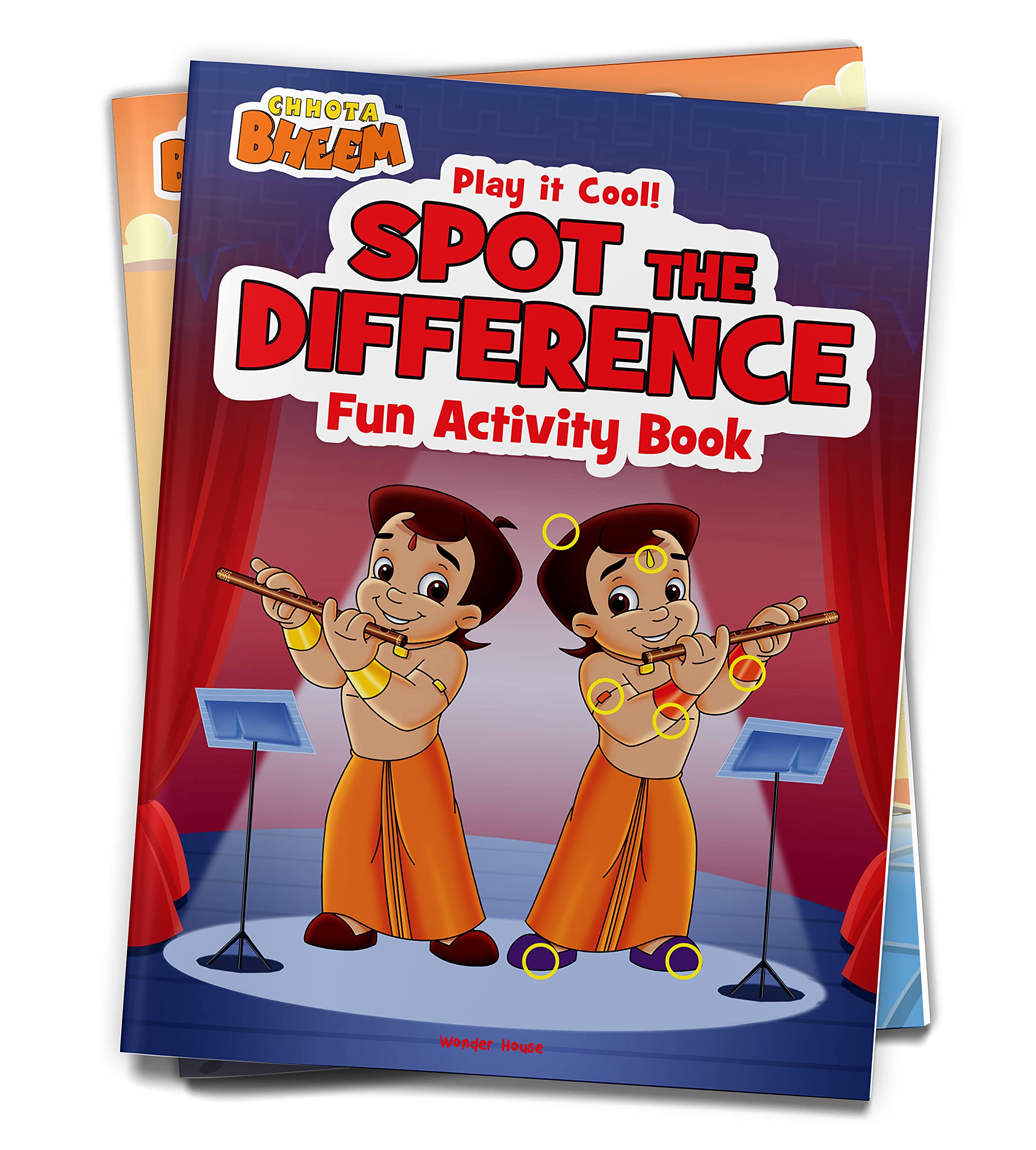 Wonder House Books Chhota Bheem - Play It Cool! Spot The Difference : Fun Activity