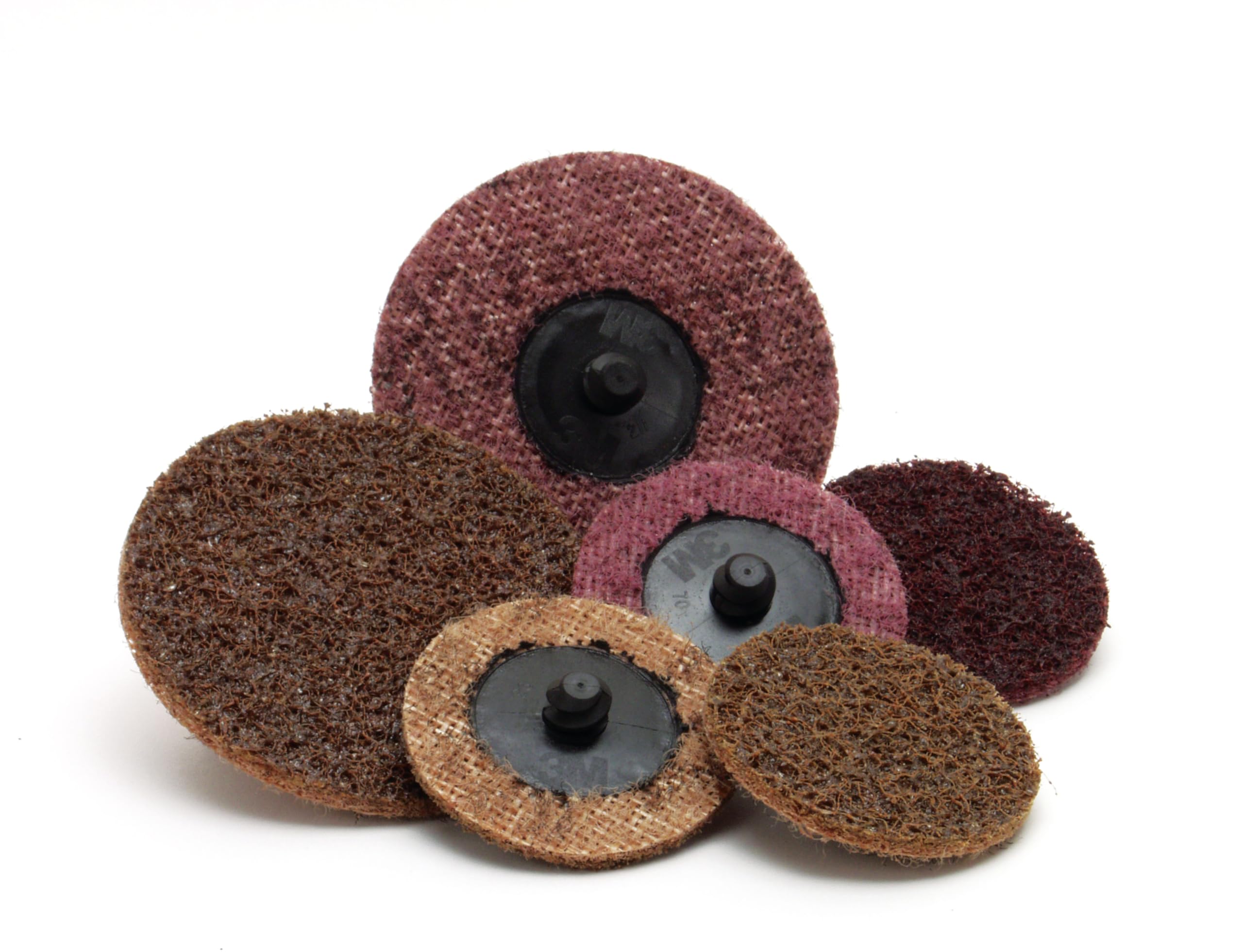 Disco per il condizionamento delle superfici Scotch-Brite Roloc SC‑DR, 50 mm, A MED, rosso, 50 pezzi