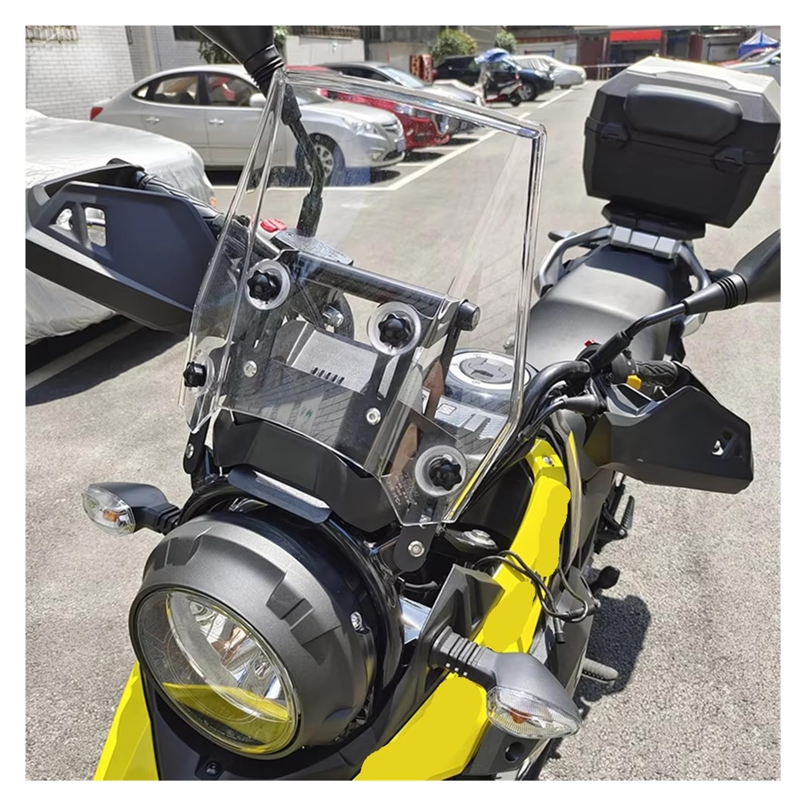 supporto navigazione moto Per SUZUKI Per Vstrom 250 Per V STROM DL250 DL Accessori Basamento Del Telefono Parabrezza Regolazione Di Sollevamento Supporto Navigazione GPS