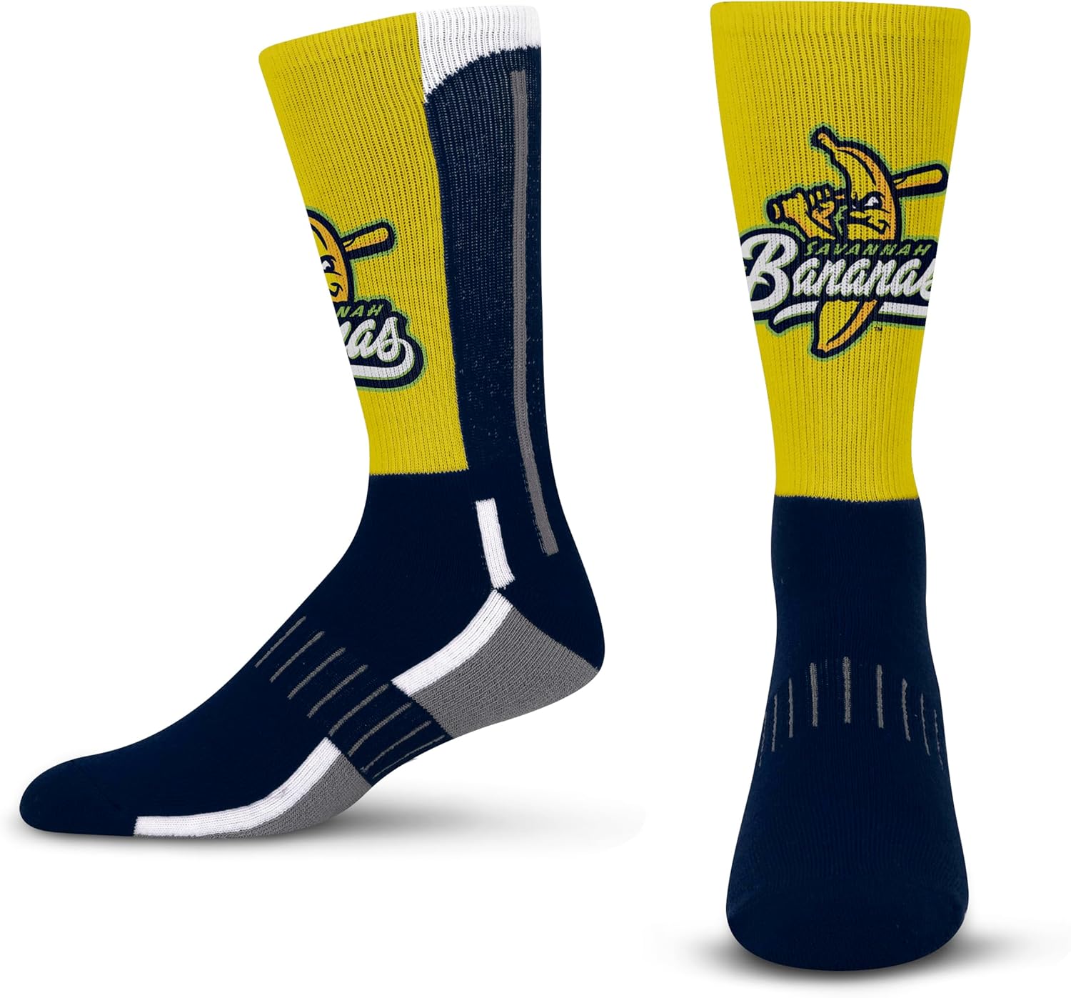 For Bare Feet Savannah Bananas Team Color Crew Sock Youth
