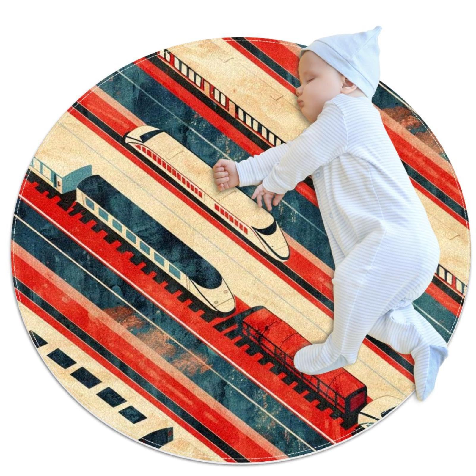 Tapis de salle de bain de qualité supérieure rond imprimé paon