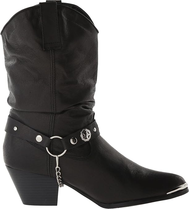 Dingo Womens Olivia Pointed Toe Pull On Casual Boots Mid Calf Mid Heel 2-3