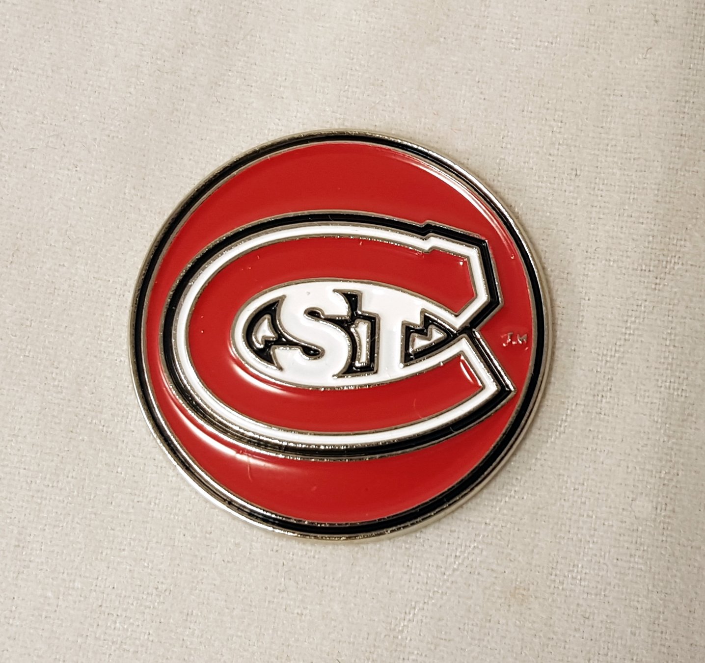 Saint Cloud State NCAA High Quality Golf Ball Marker
