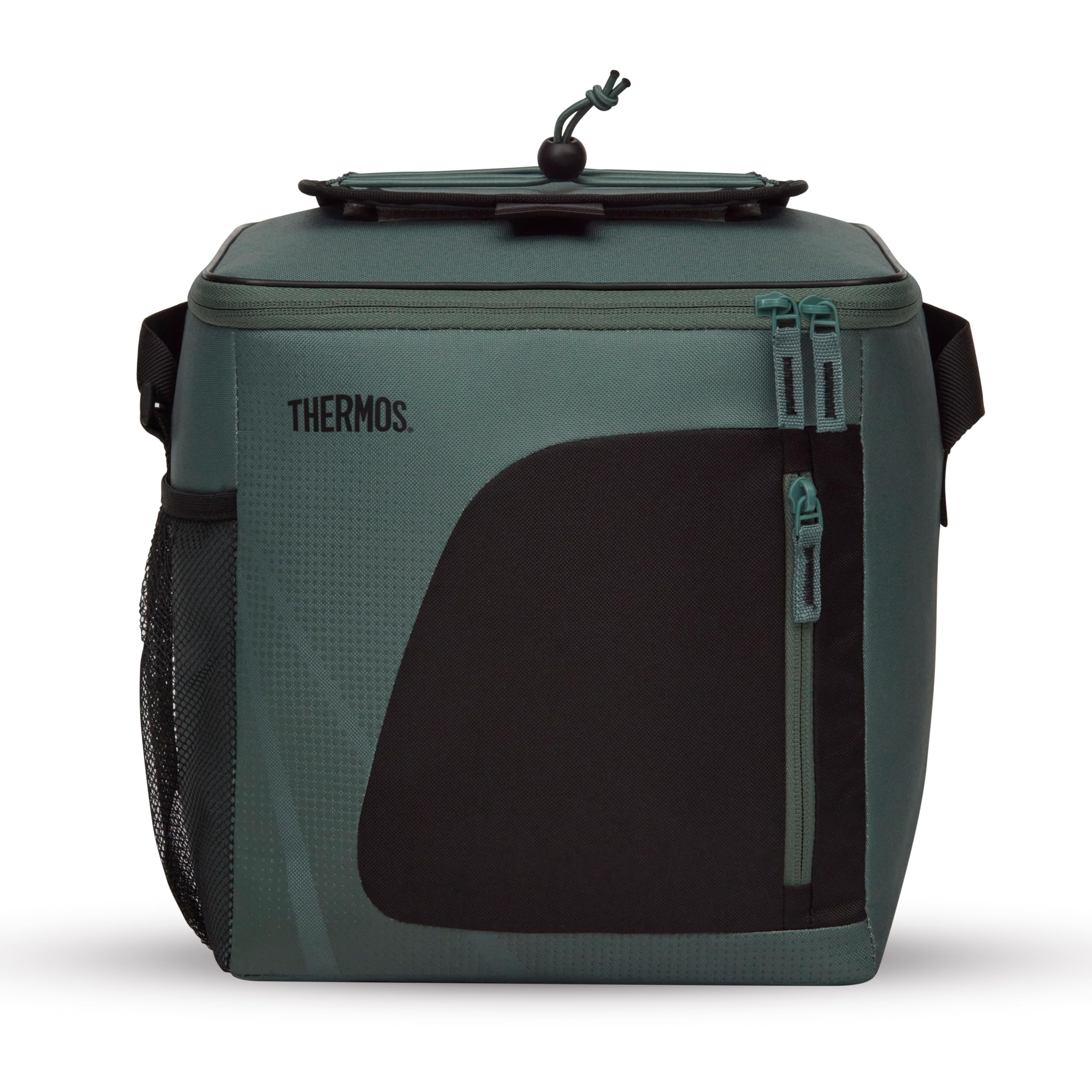 Thermos Radiance Sac Isotherme Familial 17 L Rock Cap Vert – Grand Sac de Pique-Nique et glacière, Doublure de qualité Alimentaire, Isolation Isotec Garde Les Aliments froids 5 Heures, bandoulière et