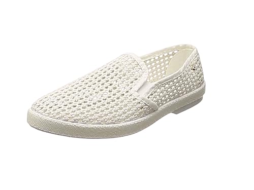 Amazon エストネーション Rivieras Leisure Shoes Napoles メッシュスリッポンシューズ 別注 40 約25 5cm相当 ホワイト Estnation エストネーション ローファー スリッポン
