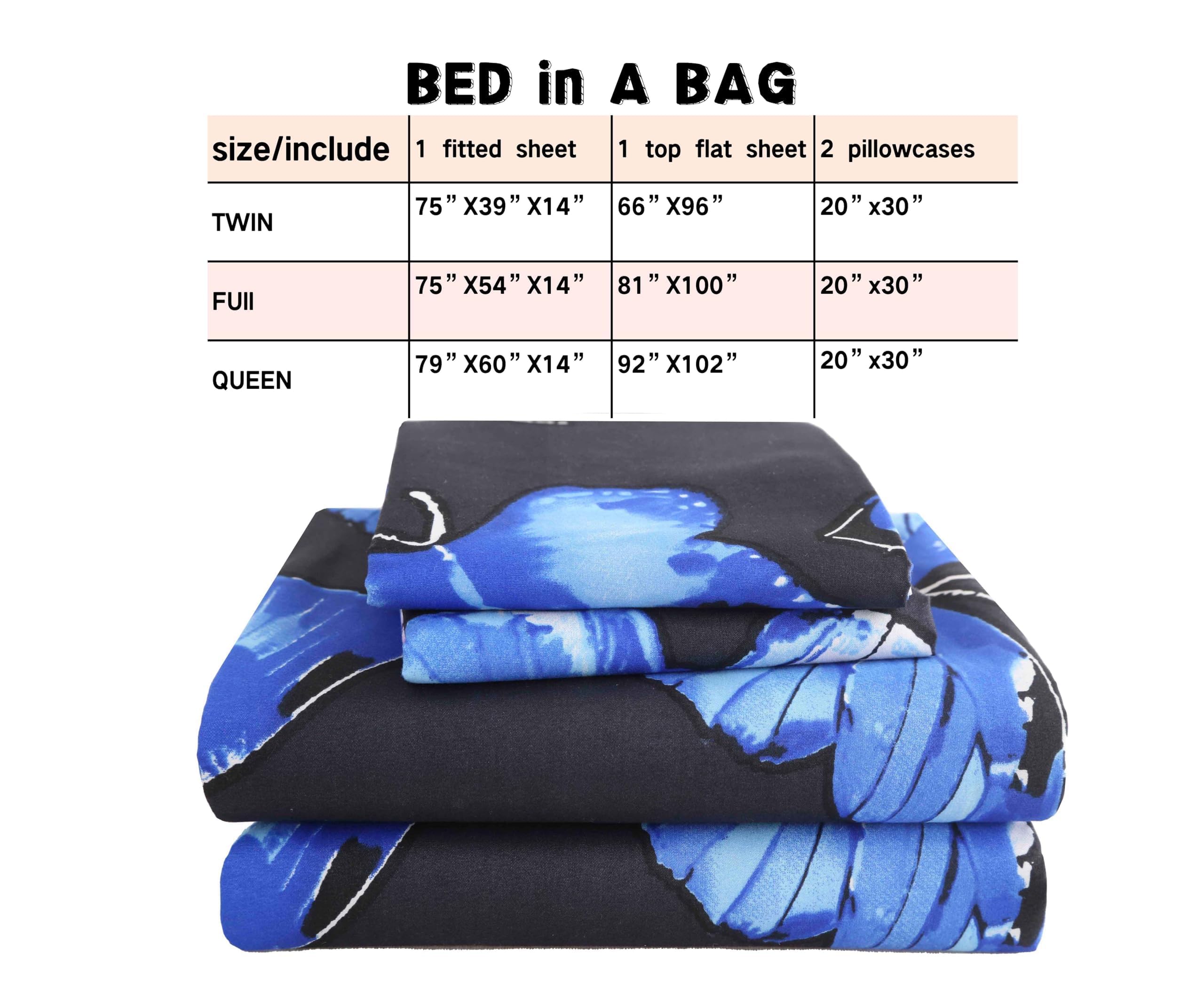 SDY Queen Size 4-Piece Game-Themed Bed Sheet Set - Microfiber Cartoon Sheets For Kids & Teens